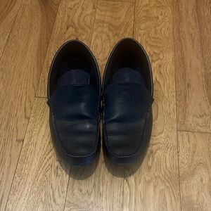 Black Nautica Leather Loafers